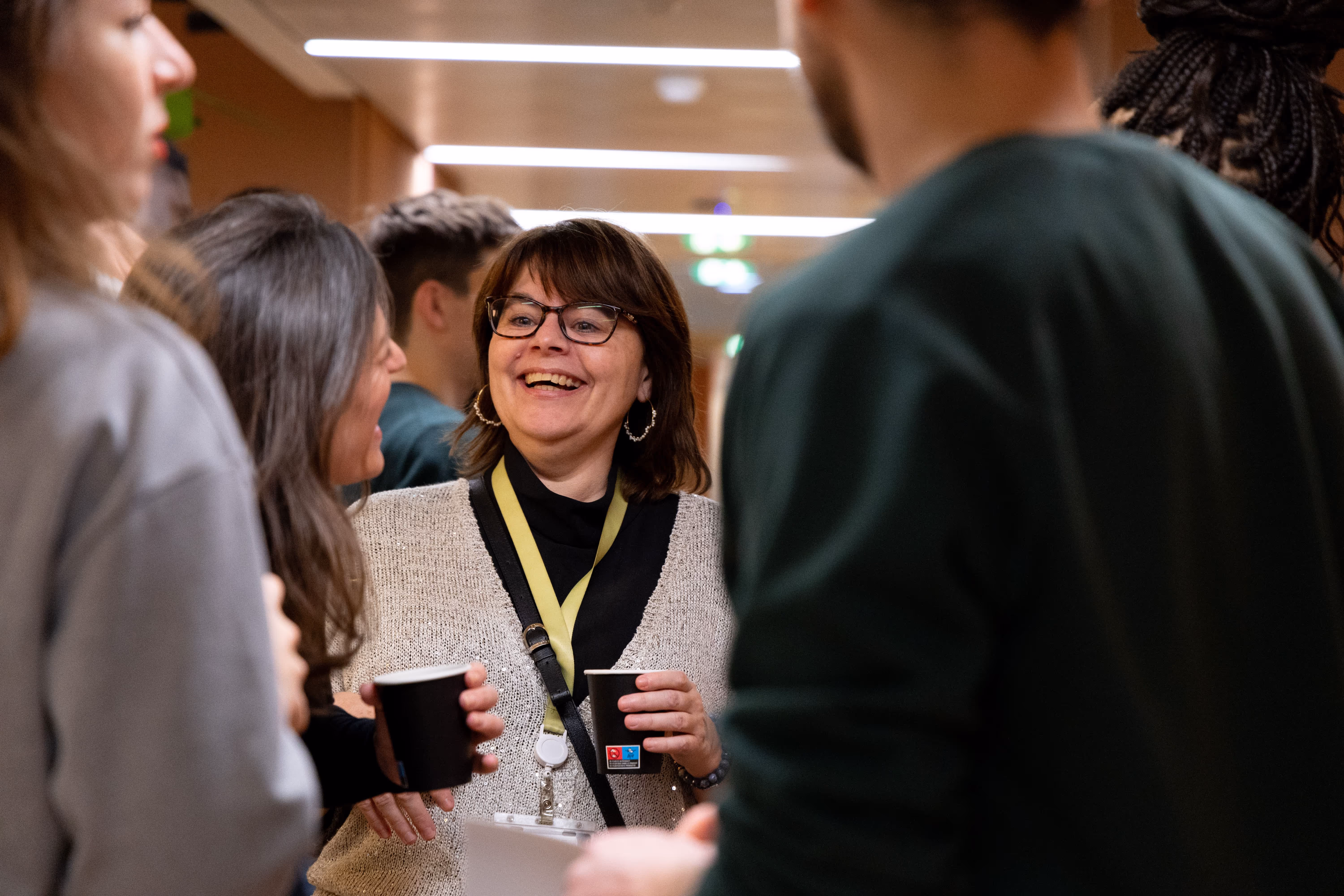 petit-déjeuner rassemblant les collaborateurs