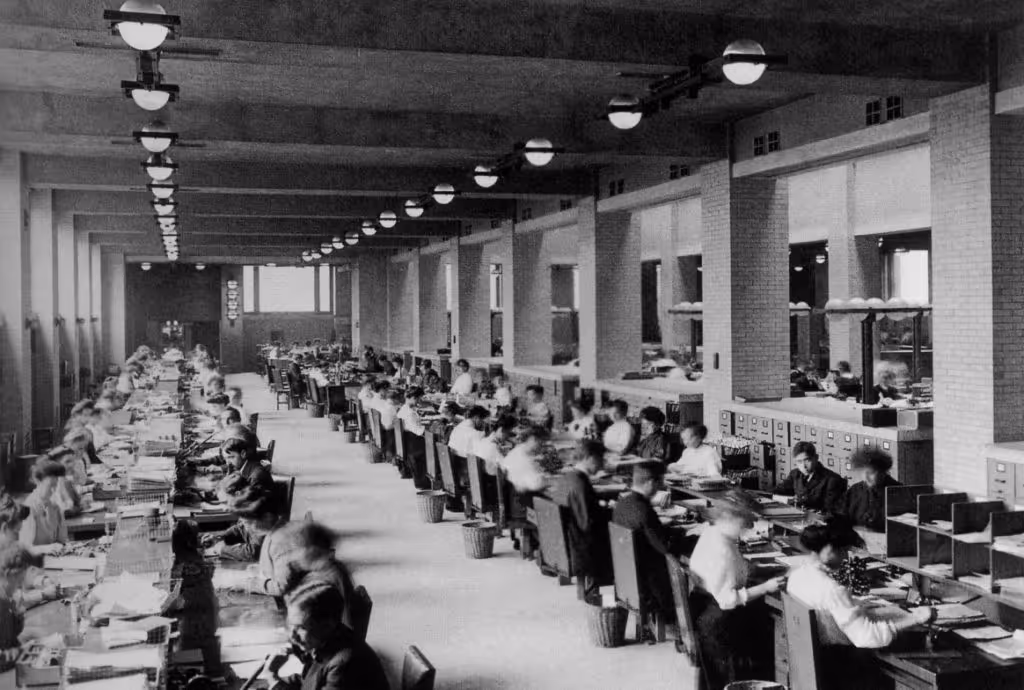 evolution espace de travail bureau tayloriste