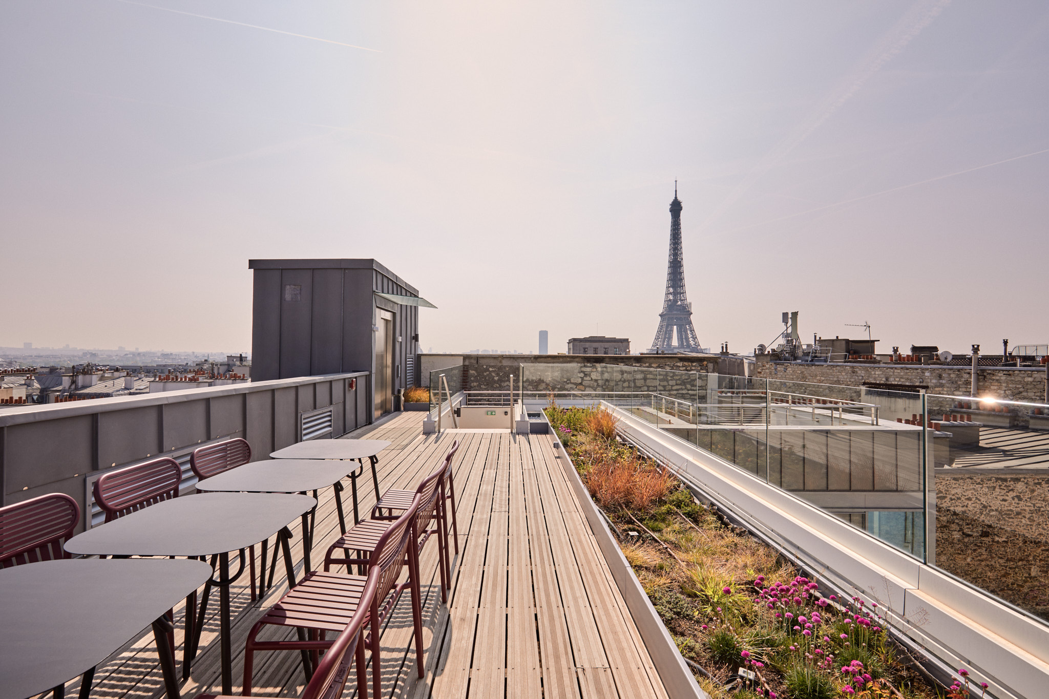 Rooftop chez Morning Trocadéro