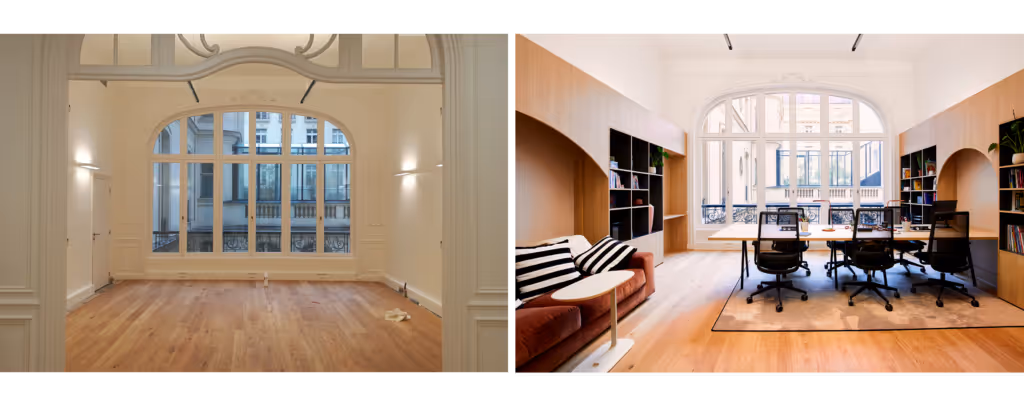 Avant et après de la Bibliothèque !