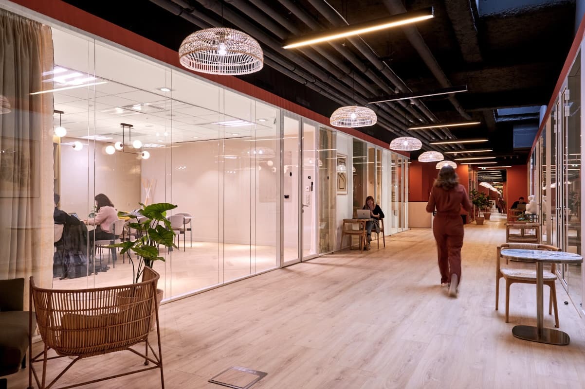 Salles de réunion en enfilade chez Morning Auber