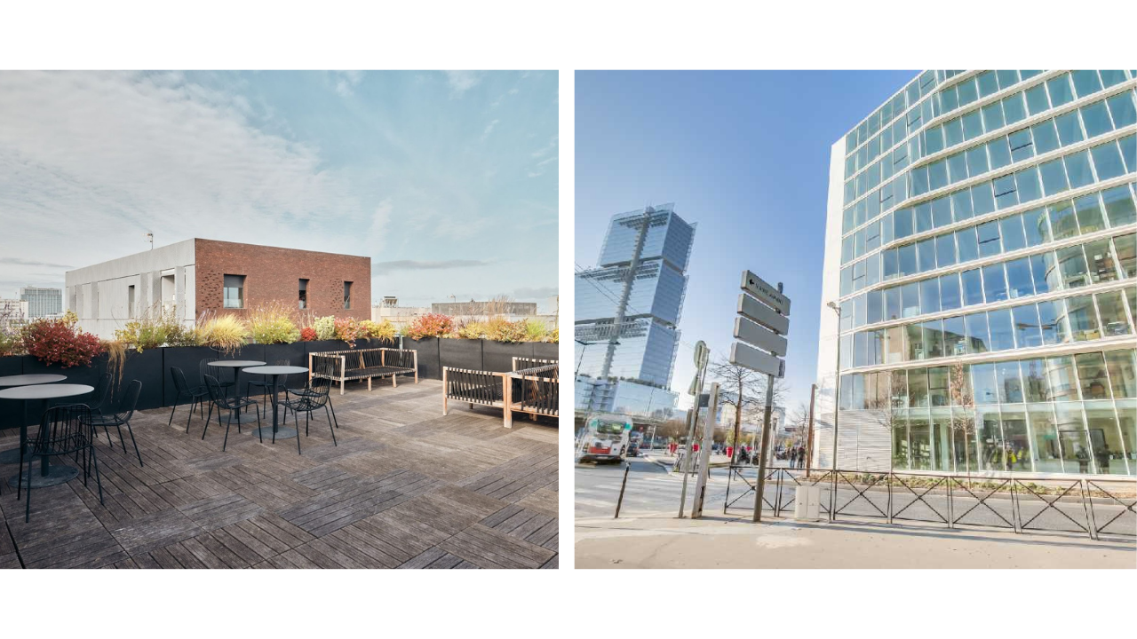 rooftop et extérieur de Morning Clichy