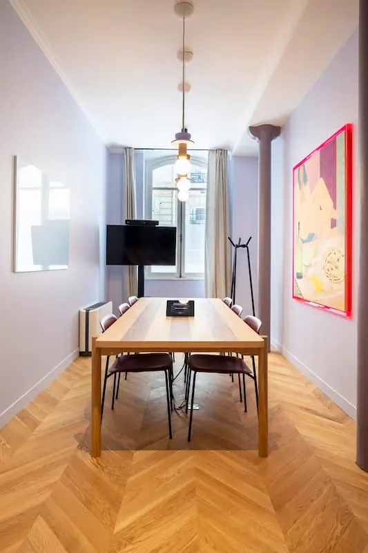 Salle de réunion Suzette du coworking Morning