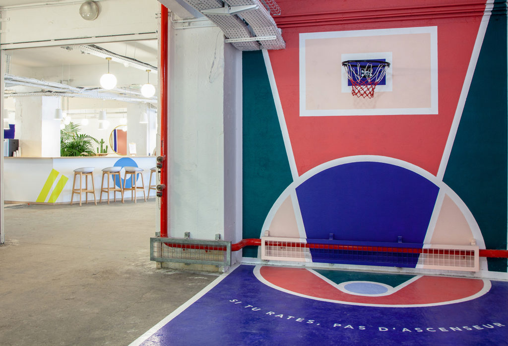 Le panier de basket chez Morning Coworking République