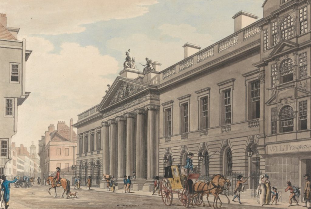 siège de la compagnie britannique des Indes Orientales