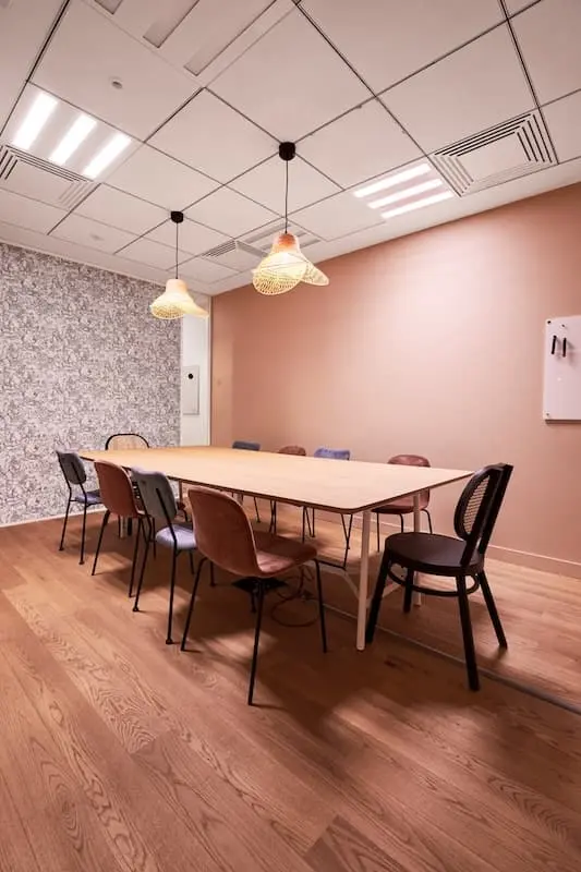 Salle de réunion Pattinson du coworking Morning