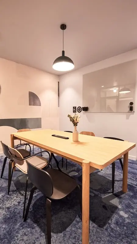 Salle de réunion Choiseul du coworking Morning