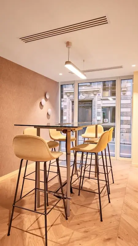 Salle de réunion Urbino du coworking Morning
