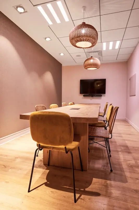 Salle de réunion Redford du coworking Morning