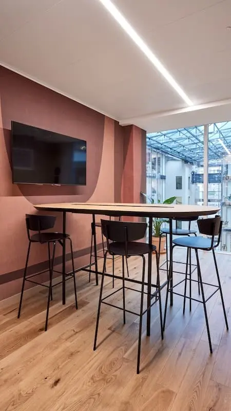 Salle de réunion Babel du coworking Morning