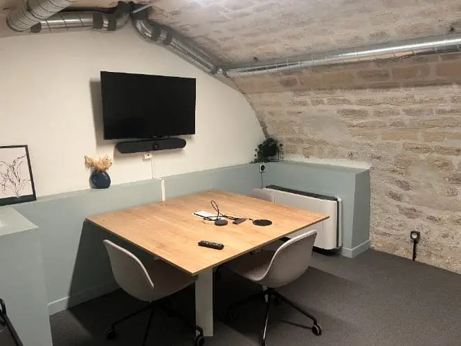 Salle de réunion L'école comestible du coworking Morning