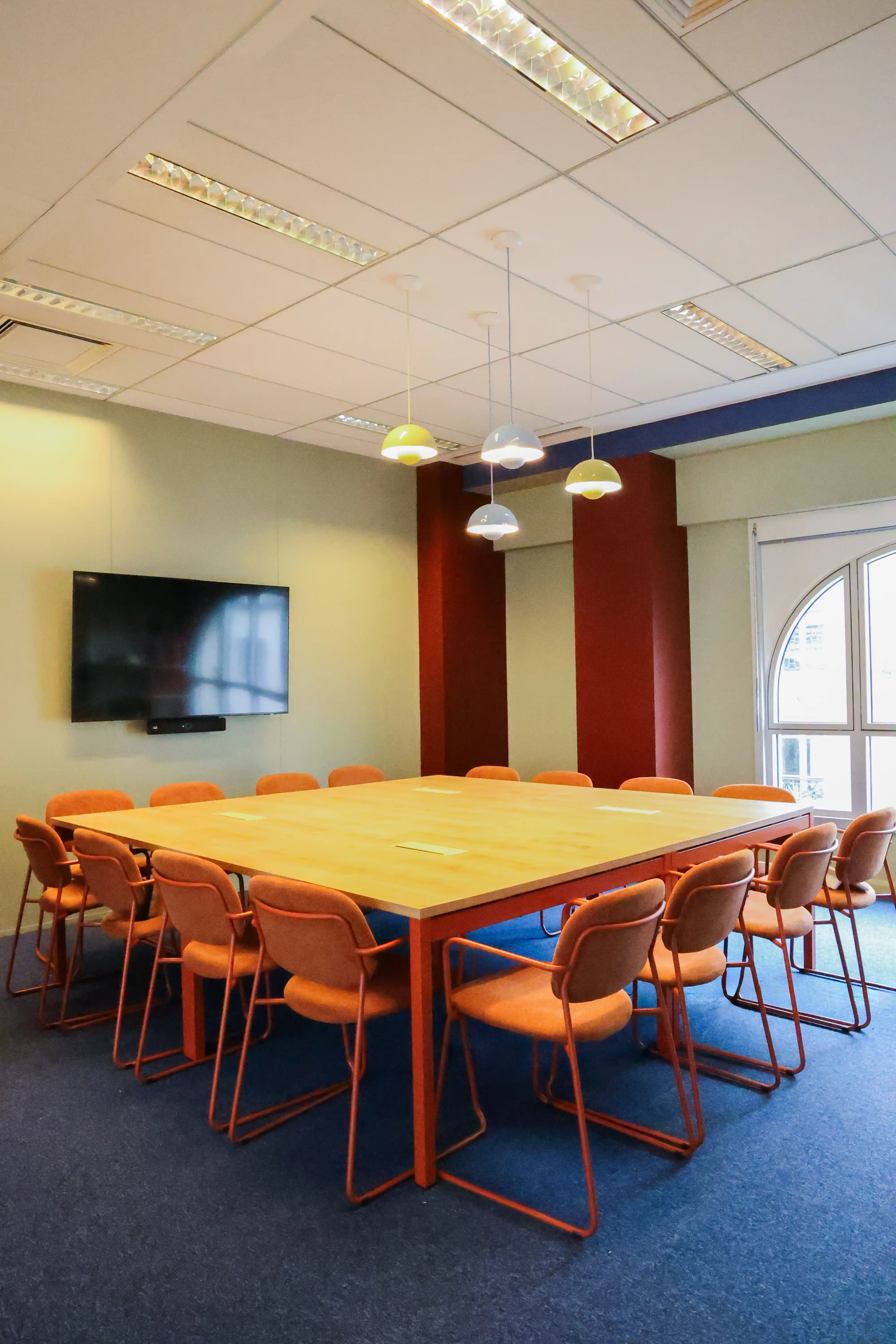 Salle de réunion Richie du coworking Morning