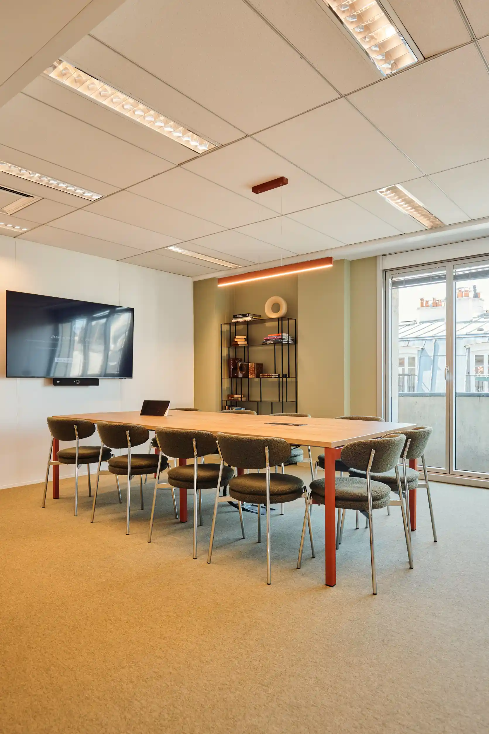 Salle de réunion Pamart du coworking Morning