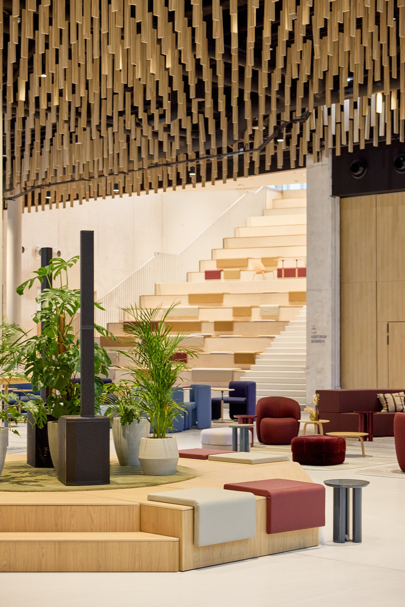 le Cœur (agora) de 6000m2 du campus