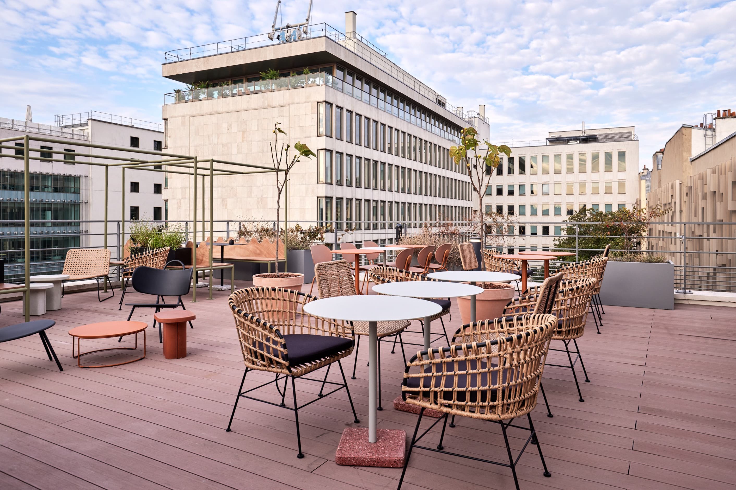 Rooftop chez Morning Laffitte