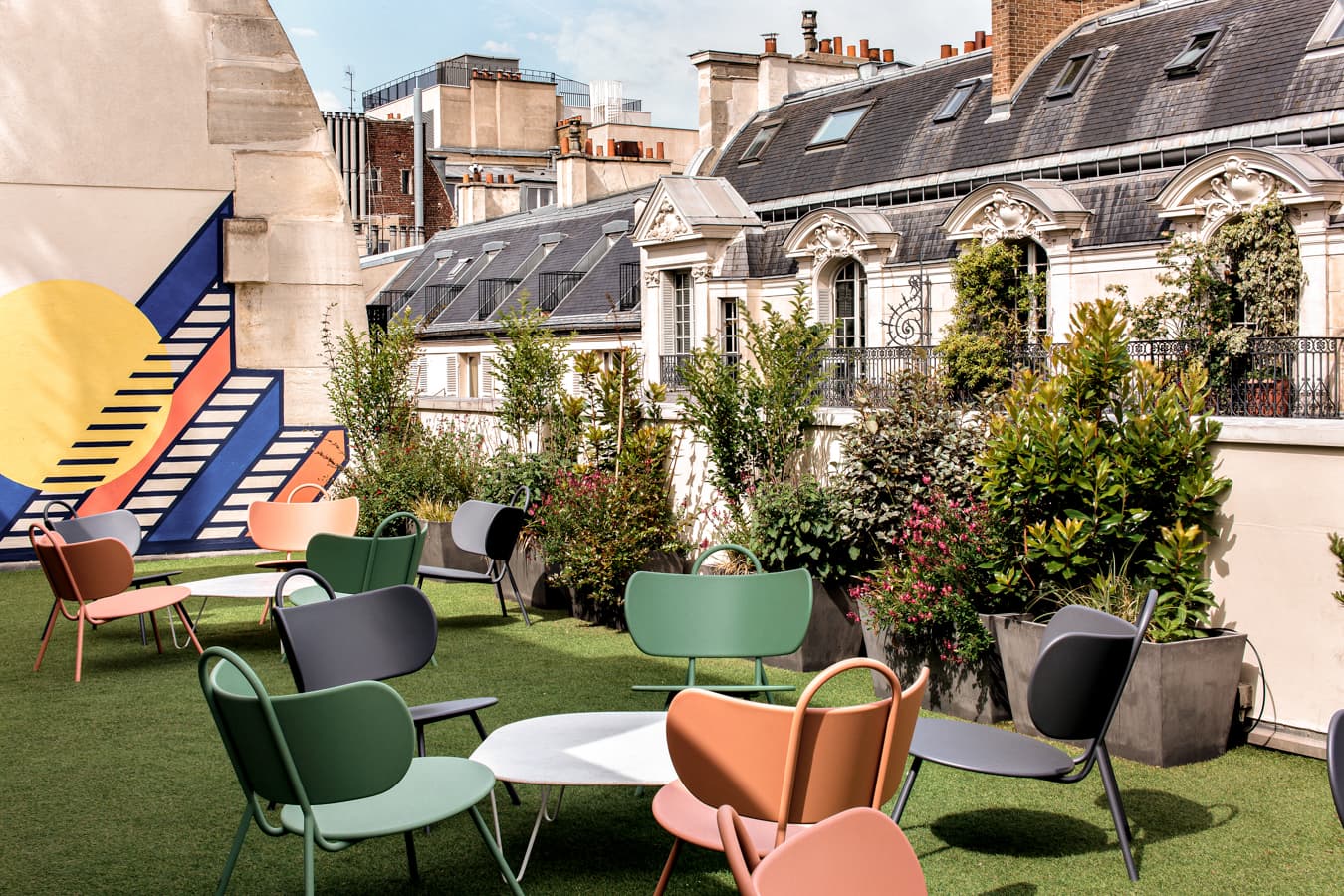 Rooftop chez Morning Amsterdam