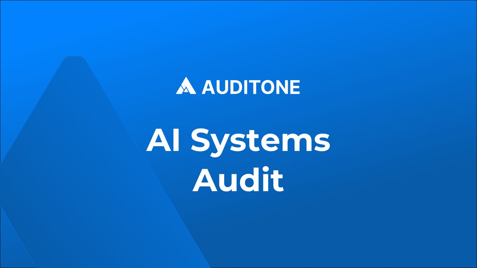 AuditOne AI Governance logo