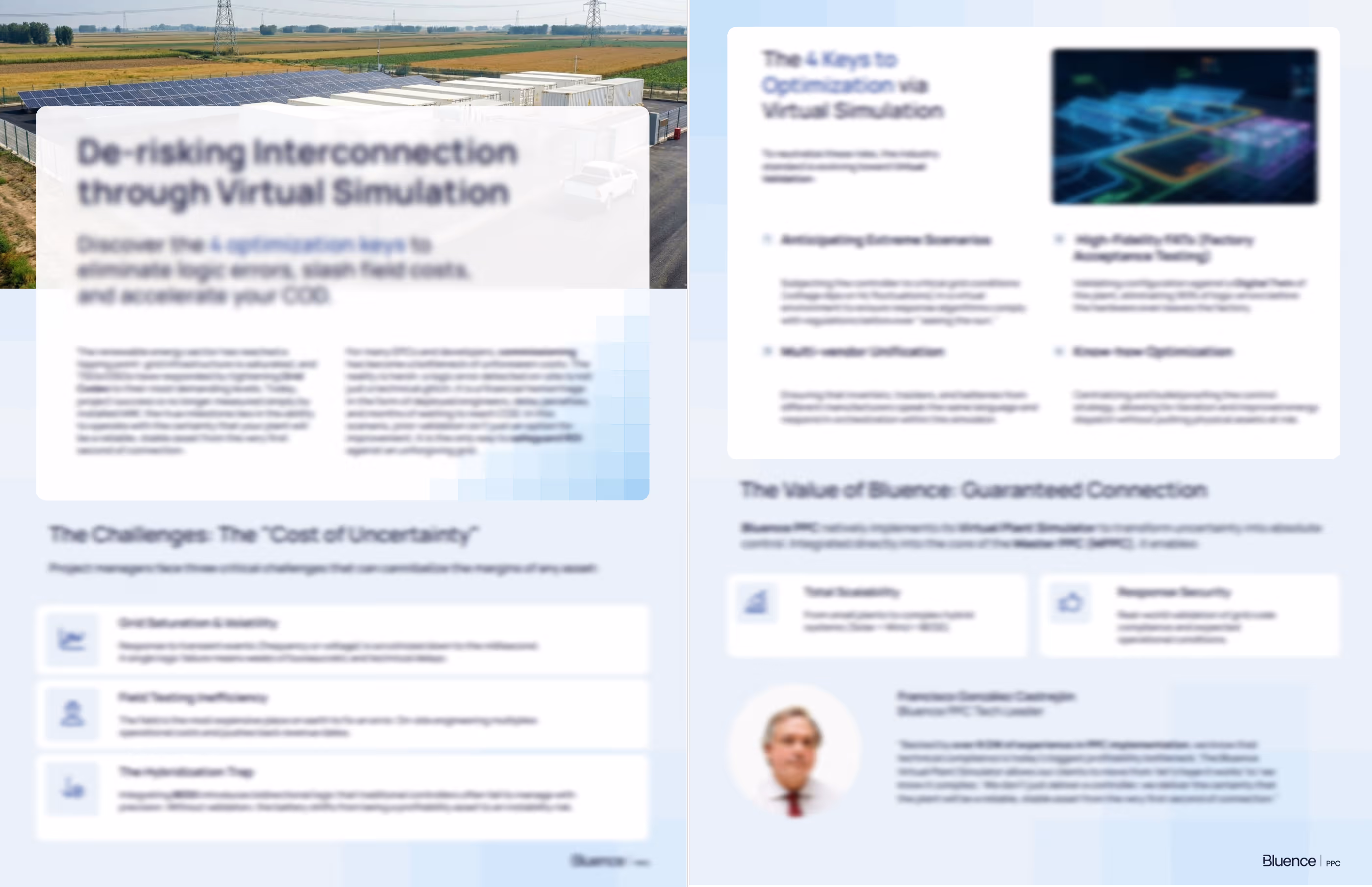 Bluence Central SCADA dashboard