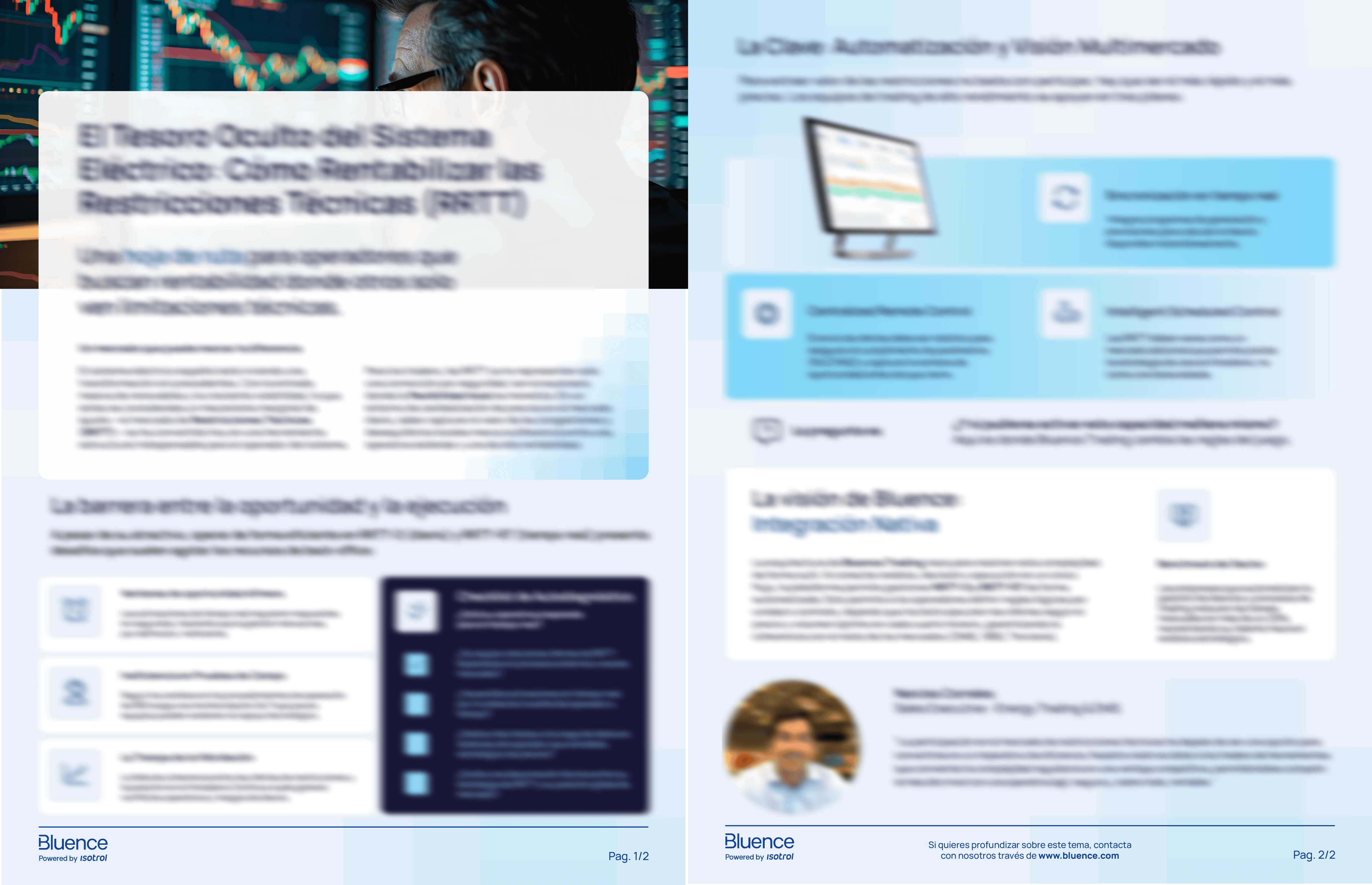 Bluence Central SCADA dashboard