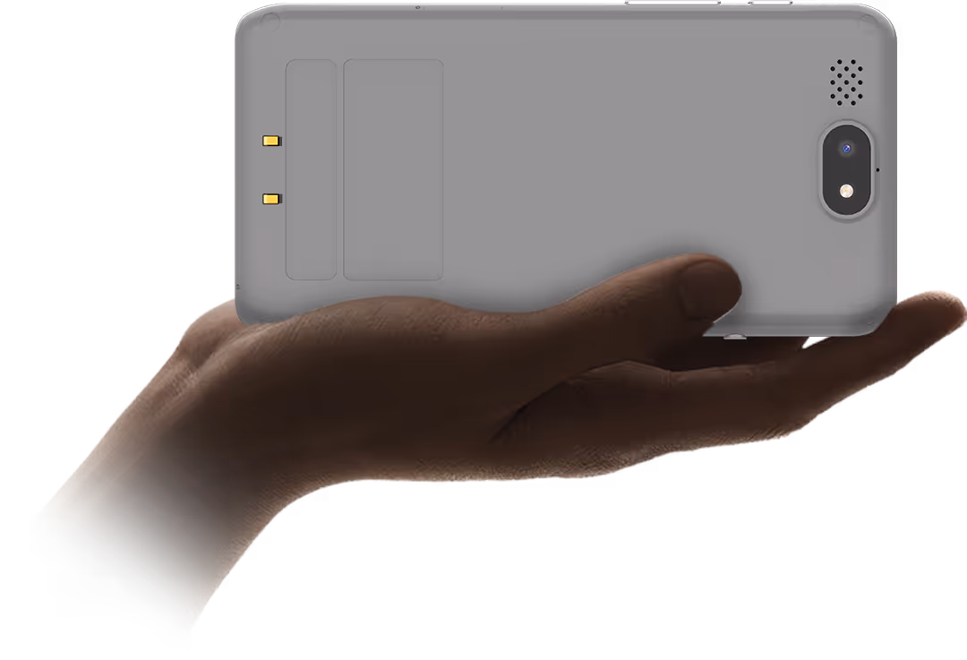 Dankortterminalen der er let som en fjer