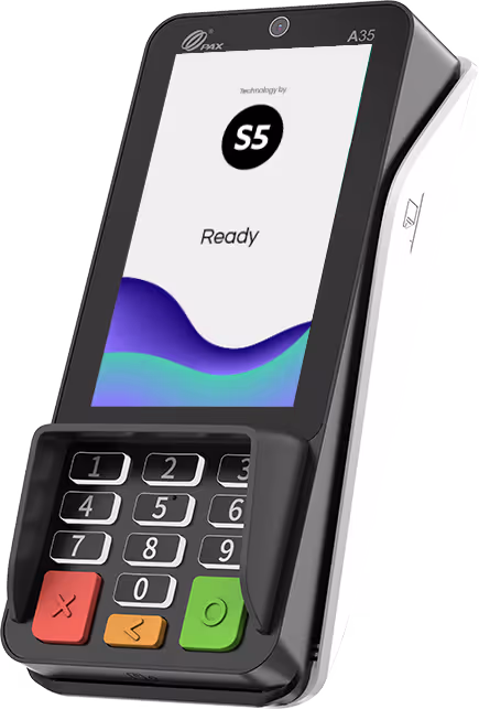 Klassisk dankortterminal med moderne funktioner PAX A35