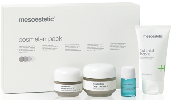 an image of the cosmelan depigmentation pack, a treatment for melasma