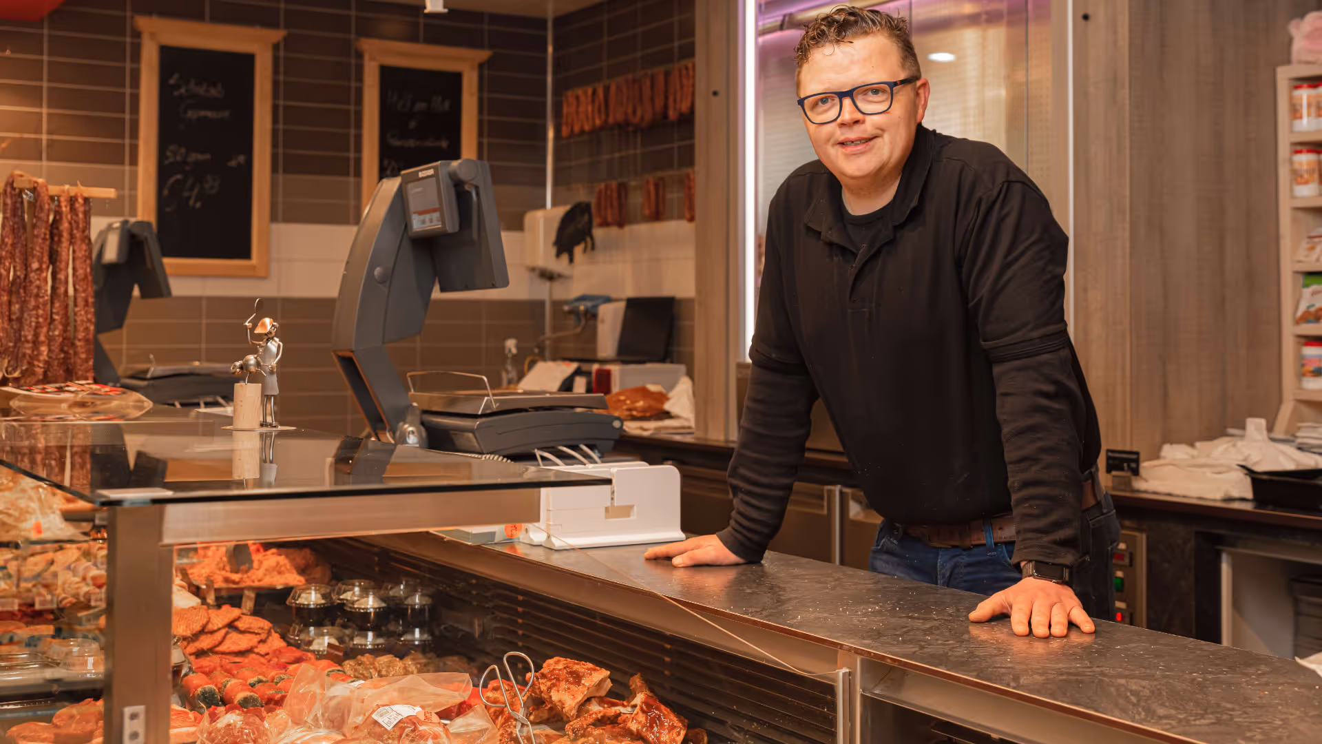 Emiel Hendriks, eigenaar van Slagerij Lansink.