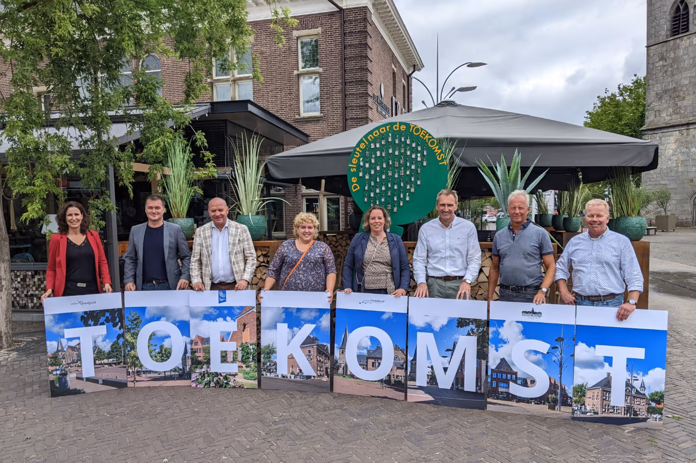 Ondernemers, gemeente en provincie werken samen aan de beleving van Denekamp