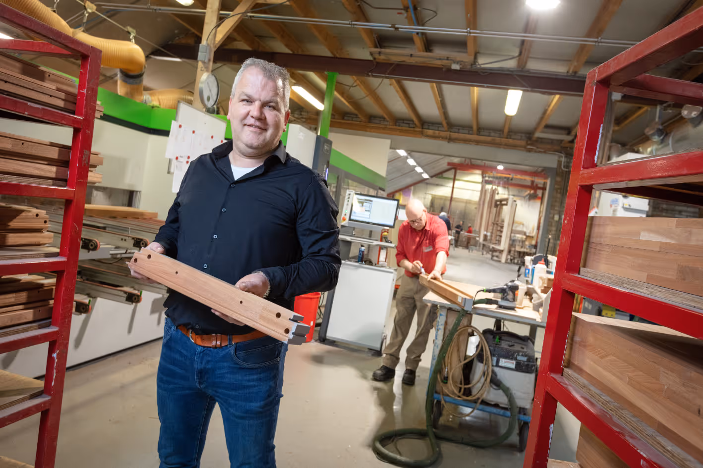 Tevreden Koen Lansink houdt Lanko overzichtelijk en groen