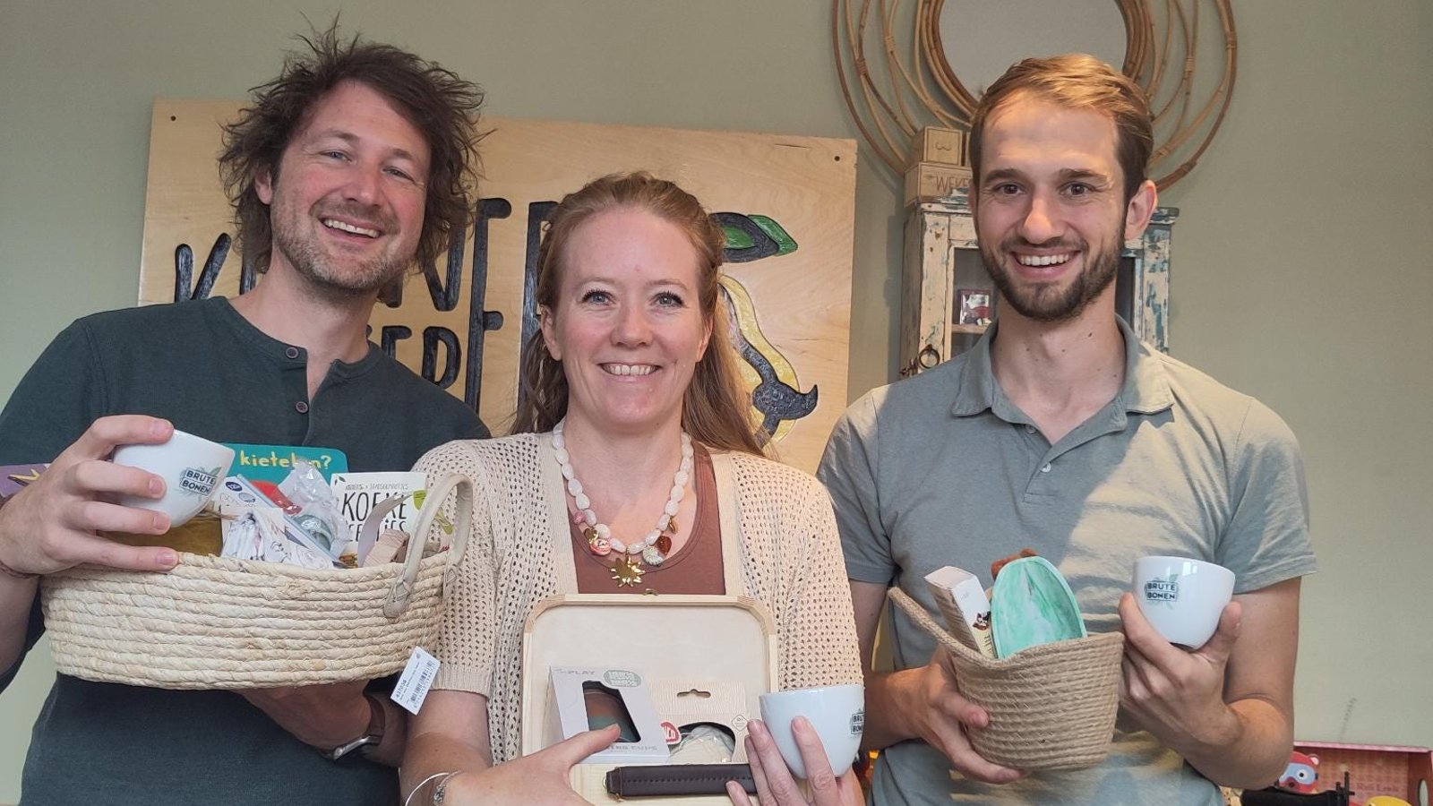 Meneer Koekepeer maakt kraamcadeaus die nog een ronde meegaan!