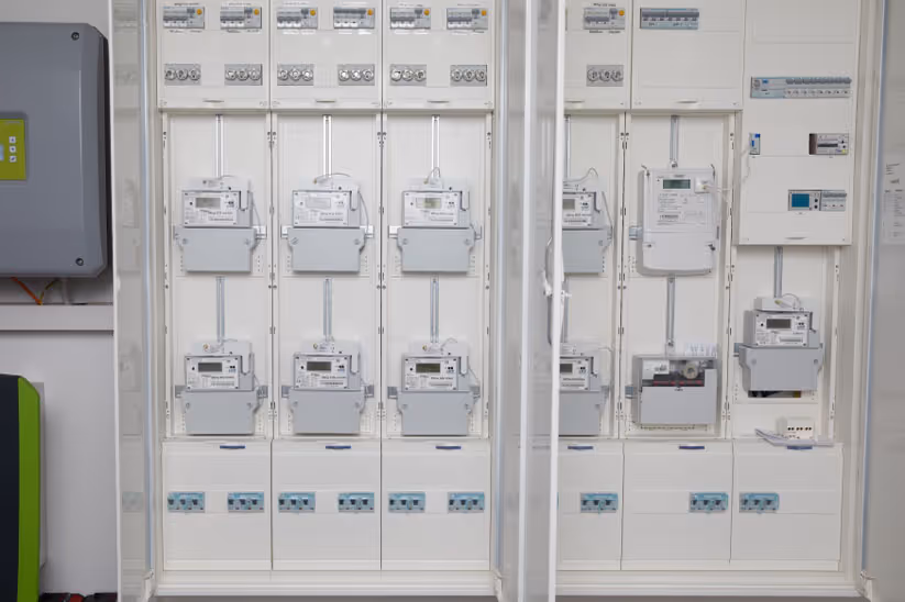 Stromzähler aus dem Mieterstrommodell von Thomas Klömmer - moderne Messtechnik von metergrid