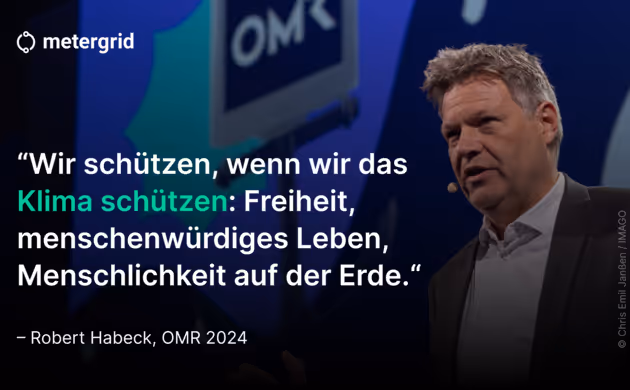 Robert Habeck beim OMR Festival 2024: Gemeinsame Ziele