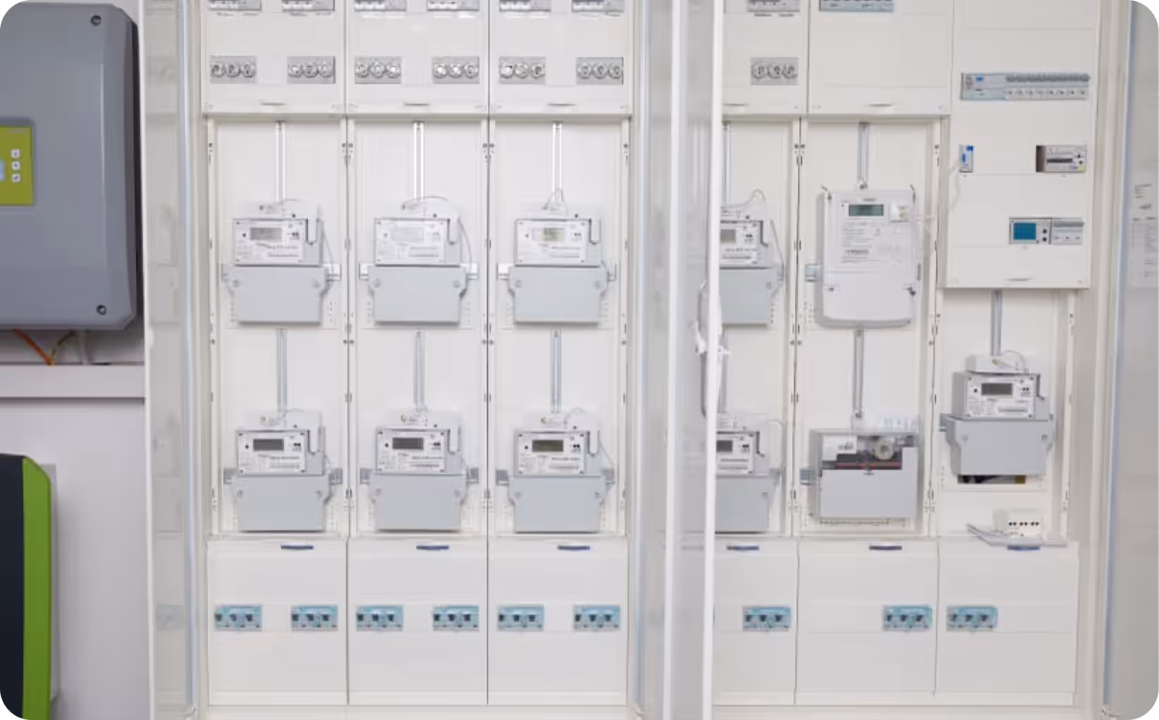 Stromzähler aus dem Mieterstrommodell von Thomas Klömmer - moderne Messtechnik von metergrid