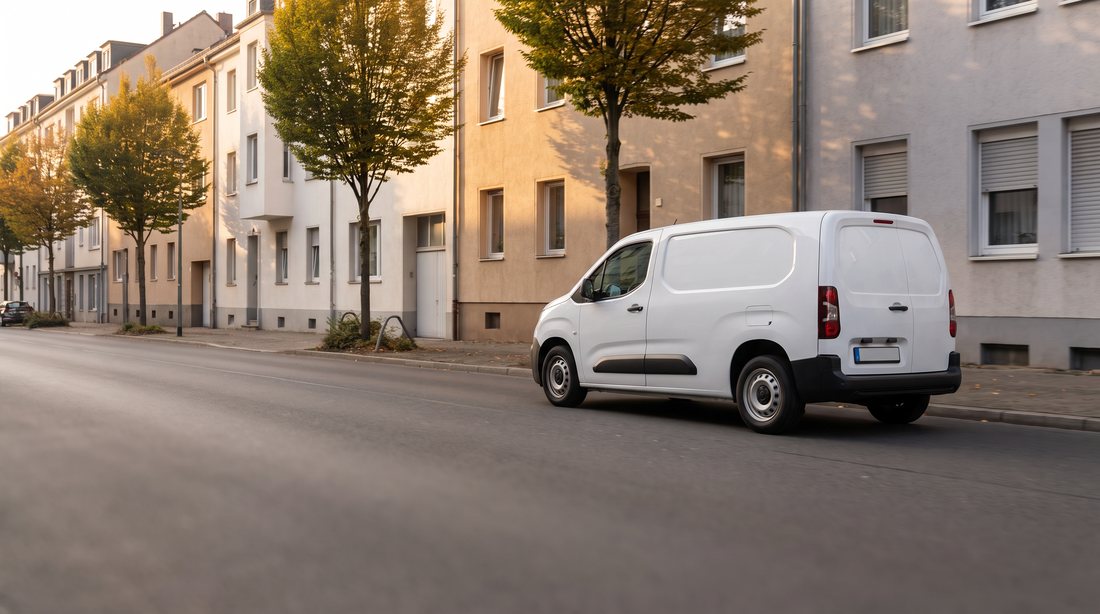 Catering-Transporter auf dem Weg zur Location