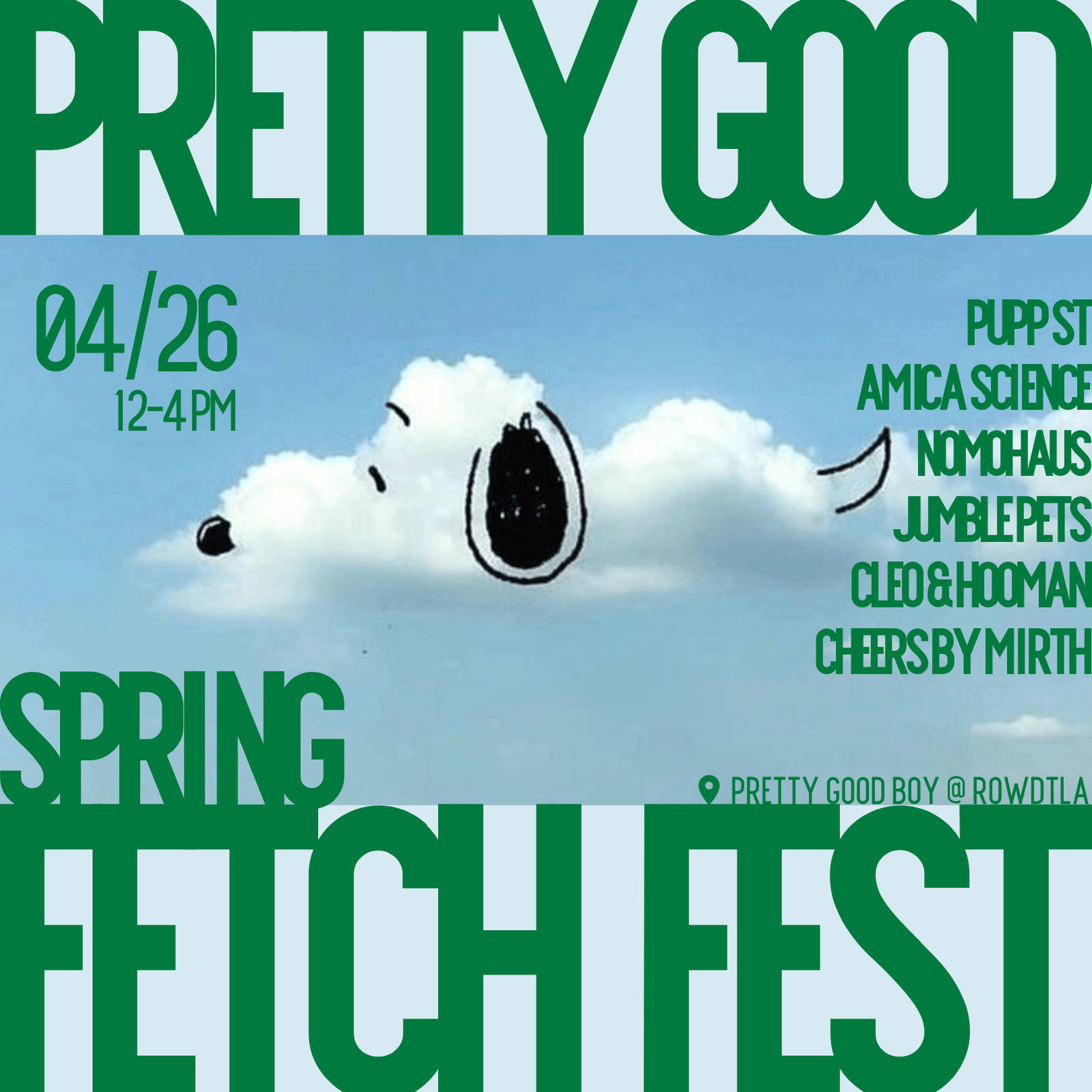 Pretty Good Boy Spring Fetch Fest