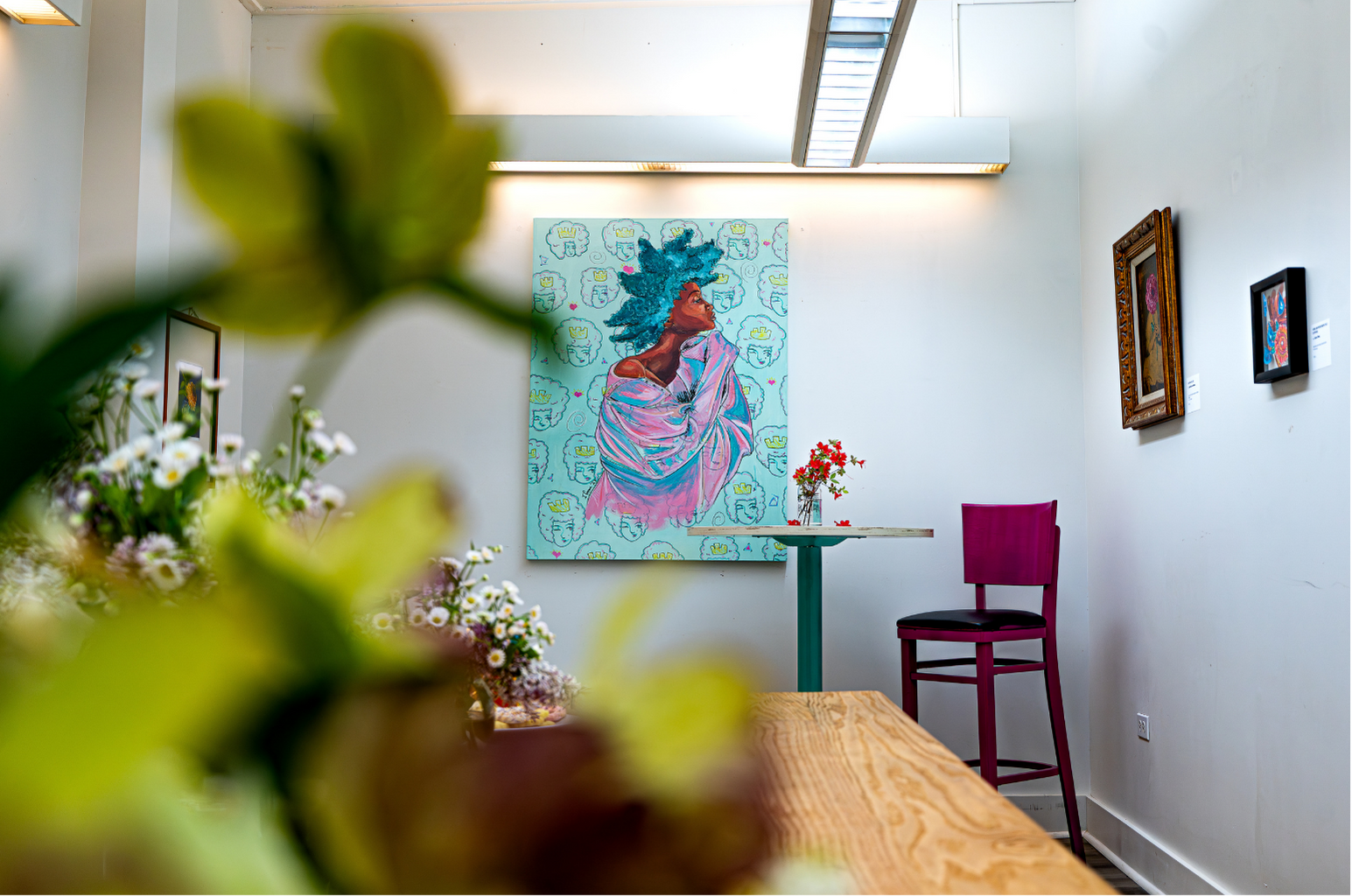 Atithi Studios maker space, which can be rented for private events, workshops and classes.