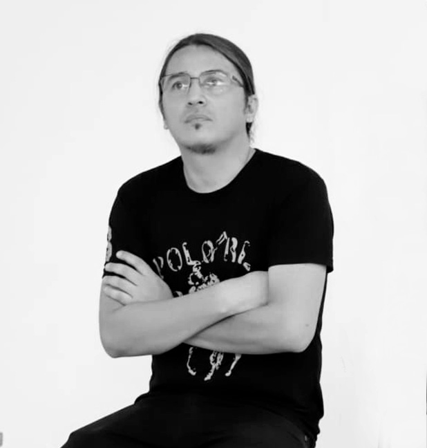Retrato de Saúl Nájera.
