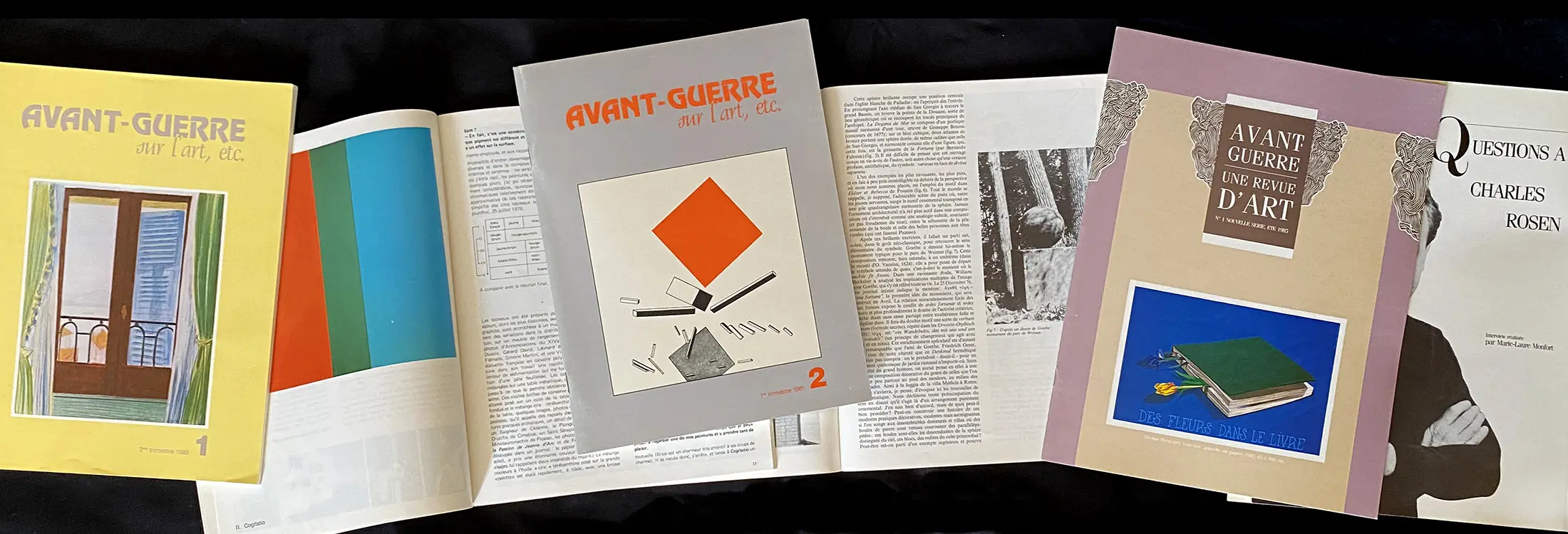 Avant-guerre, sur l'art etc – La fin