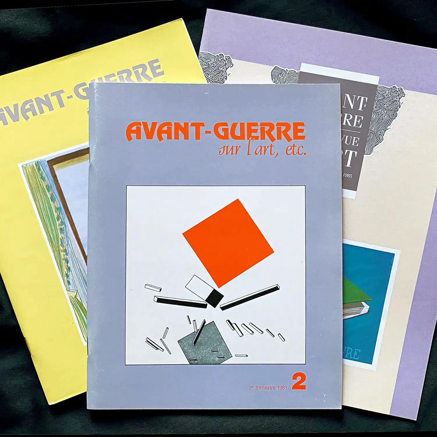 Avant-guerre, sur l'art etc – La fin