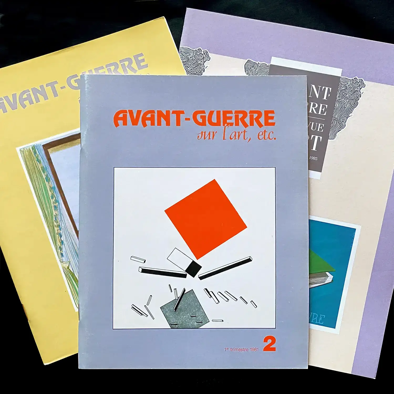 Avant-guerre, sur l'art etc – La fin