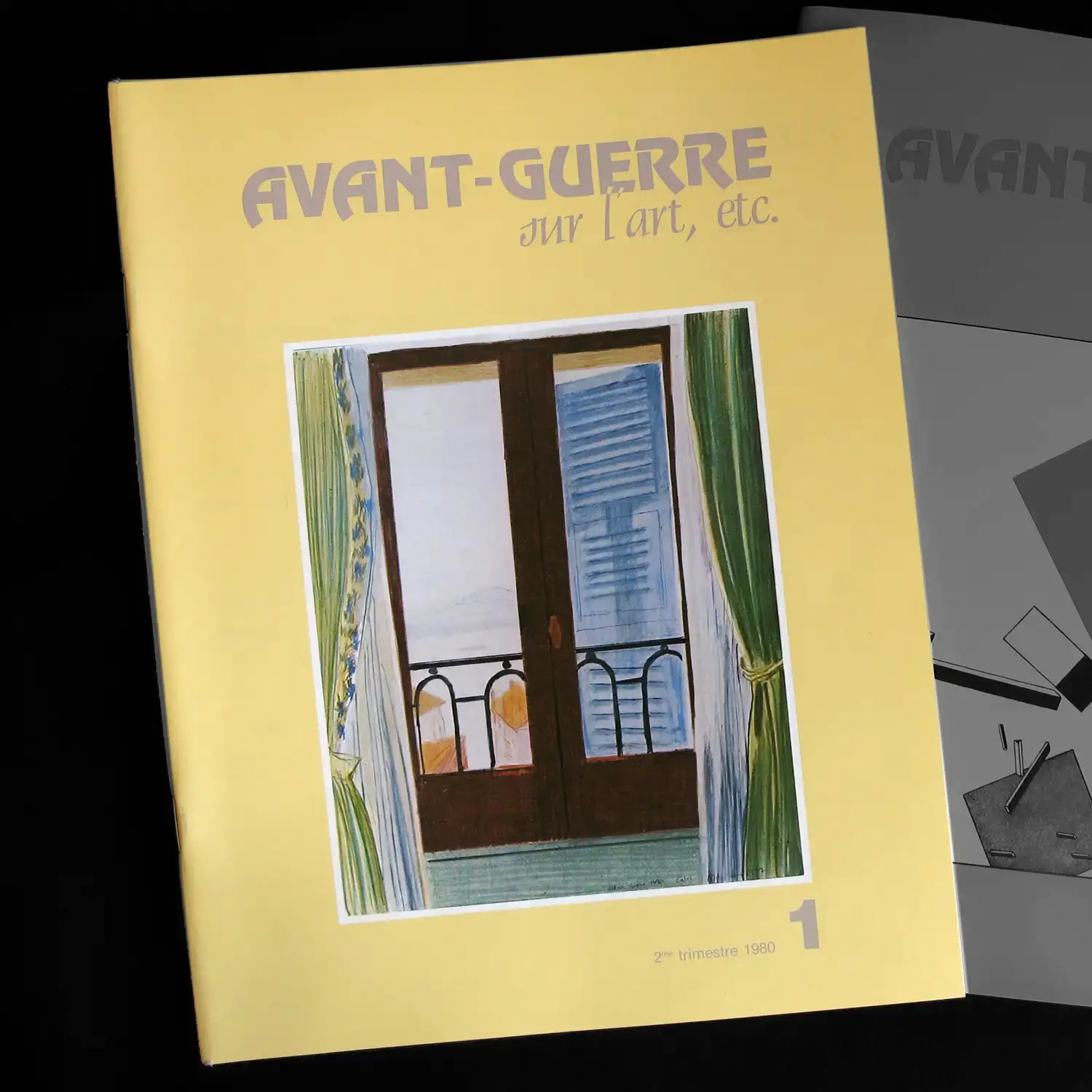 Avant-guerre, sur l'art, etc – Le début