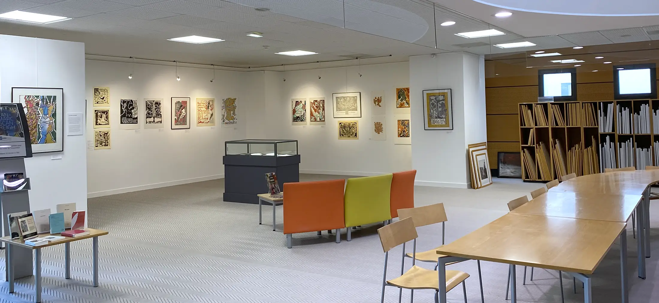 Exposition à la médiathèque de La Rochelle