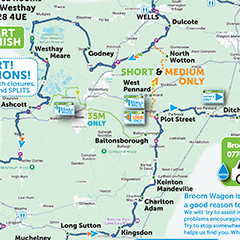 Somerset 100 - Route Map Image