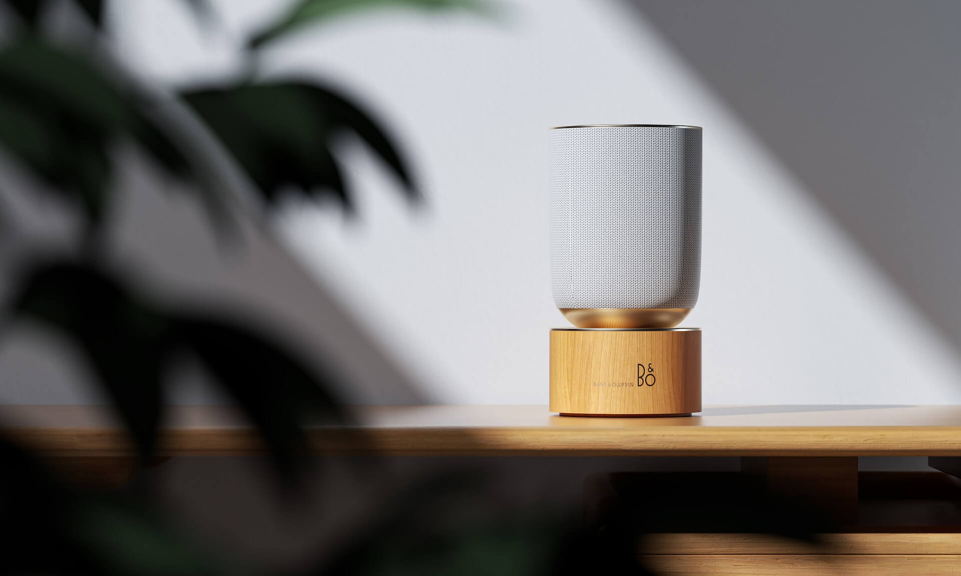 Audio speaker on a table