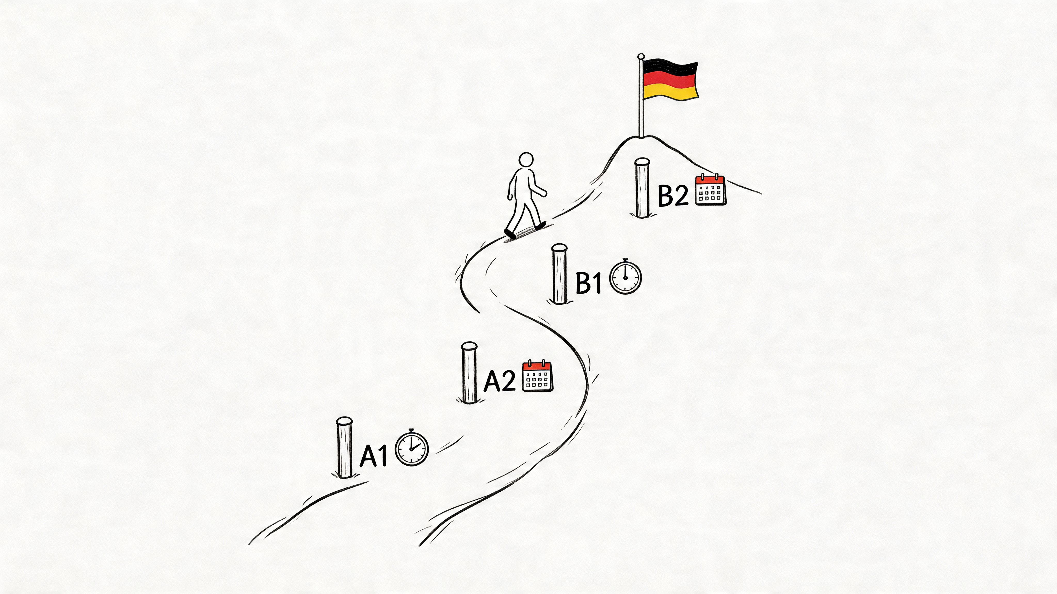 How Long Does It Take to Reach German B2 Level? Your Guide