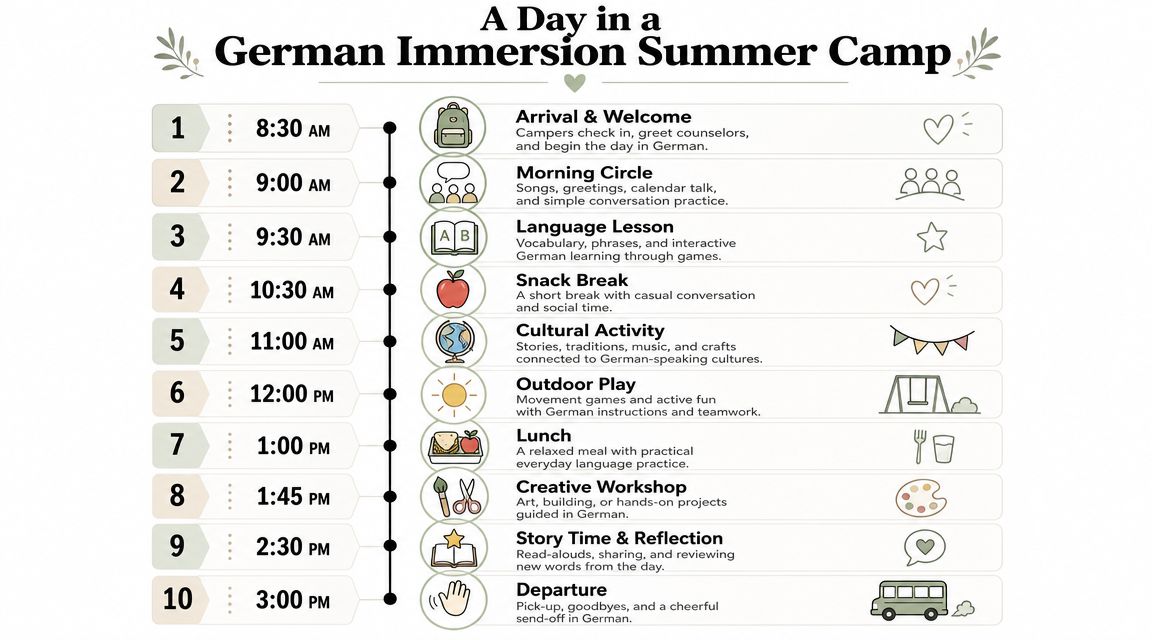 A Day in a German Immersion Summer Camp