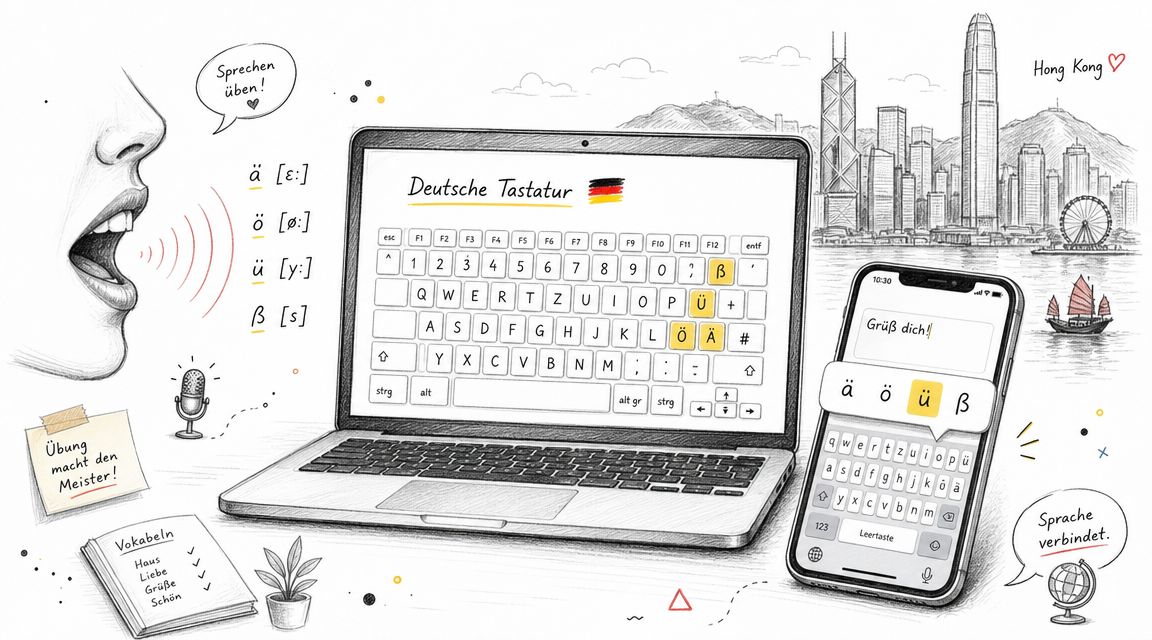 Mastering German Umlauts & SS: Pronunciation & Typing Guide for HK