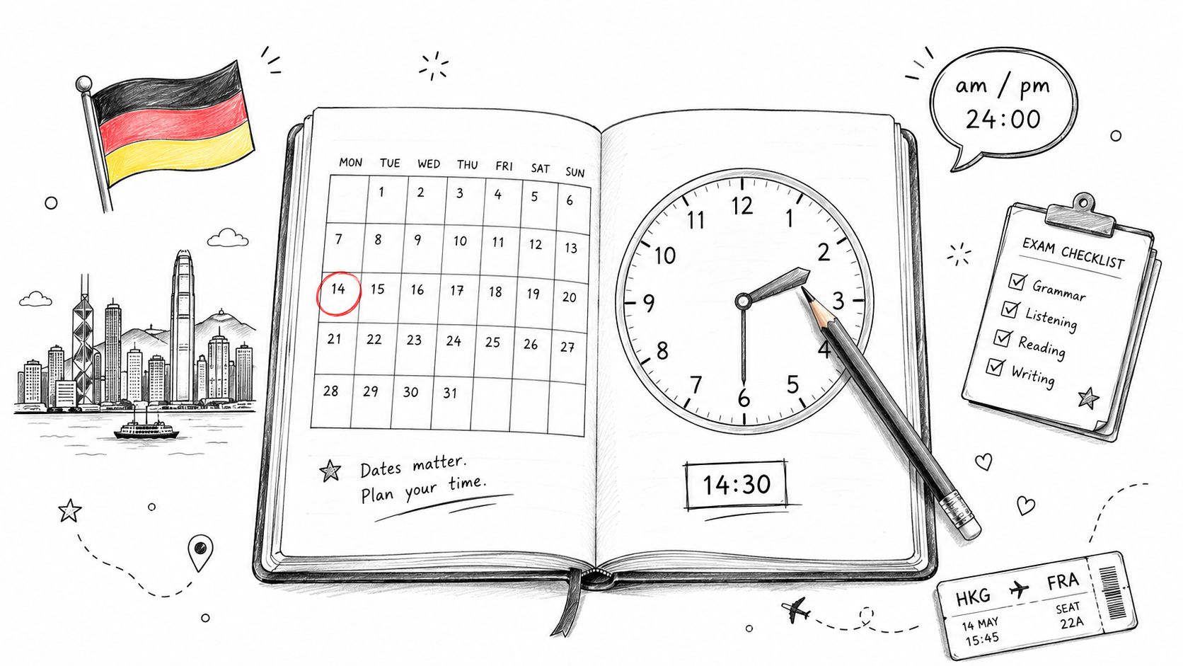Dates and Times: Complete Guide for HK Learners