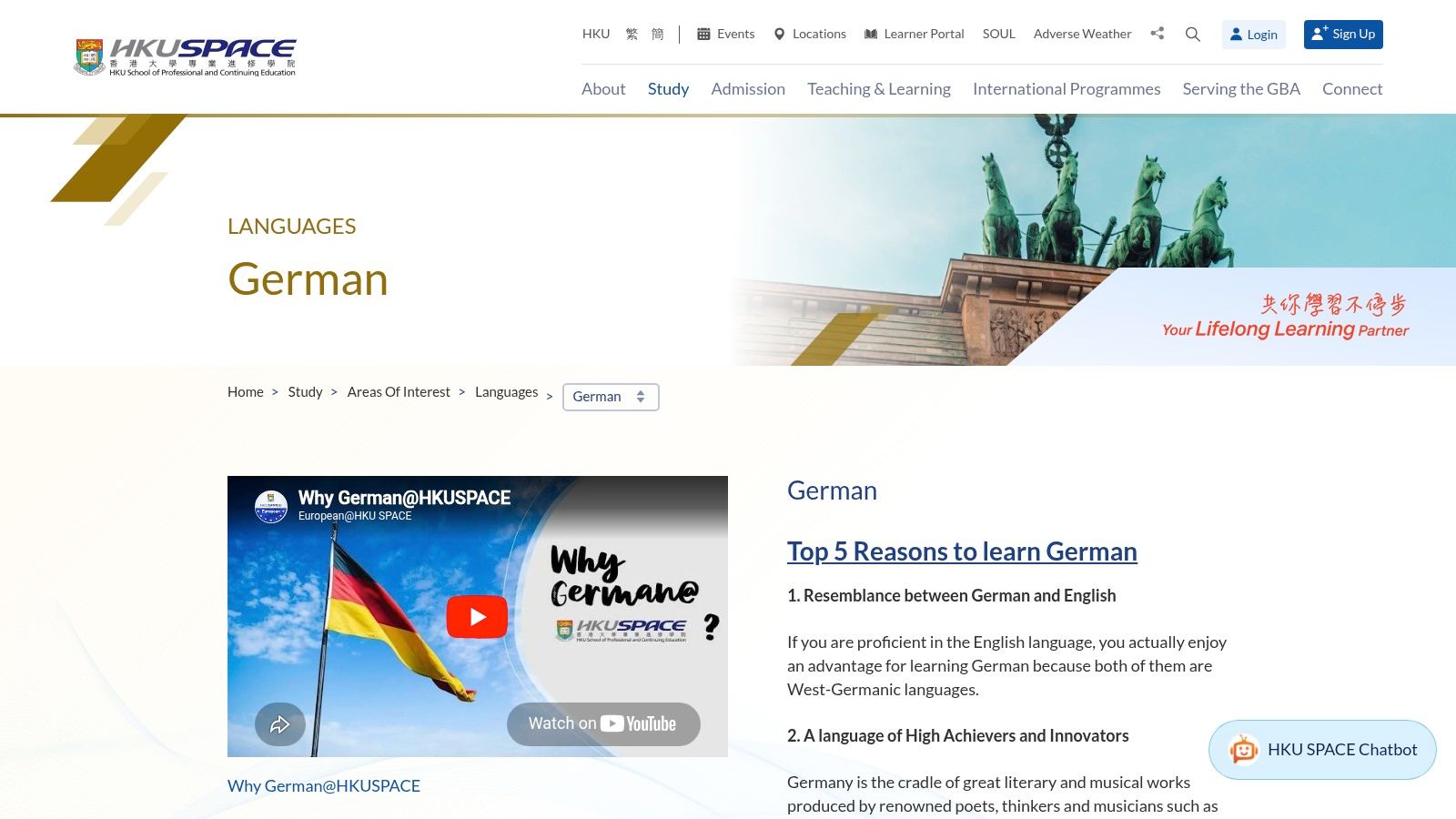 German lessons Hong Kong