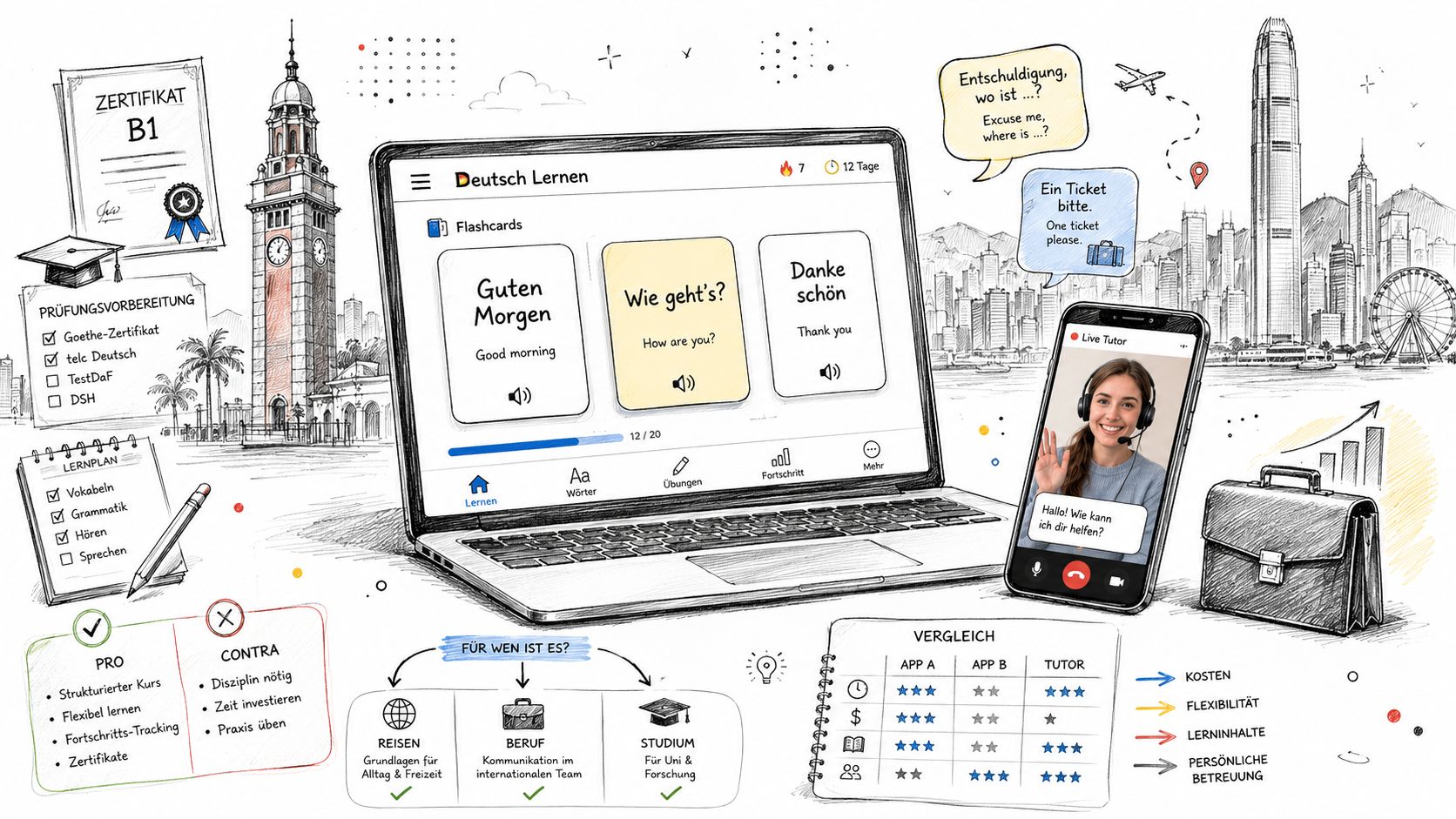 Learning German Online in HK 2026: Best Apps & Courses Reviewed